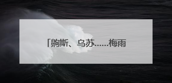 齁斯、乌苏……梅雨天要来了么？除湿机赶紧安排上｜申评测