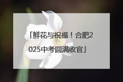 鲜花与祝福！合肥2025中考圆满收官