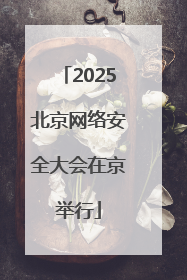 2025北京网络安全大会在京举行