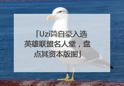 Uzi简自豪入选英雄联盟名人堂，盘点其资本版图
